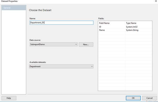 RDLC SubReport Using C# And WPF